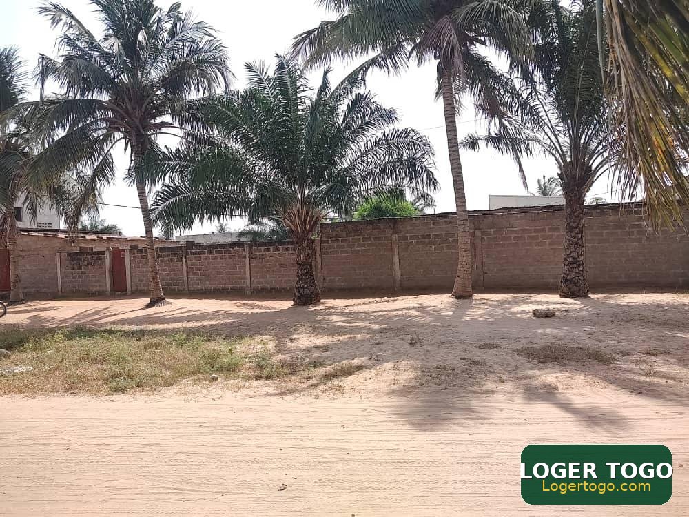 Terrain de 2 lots (1200 m²) à Lomé, quartier Avepozo