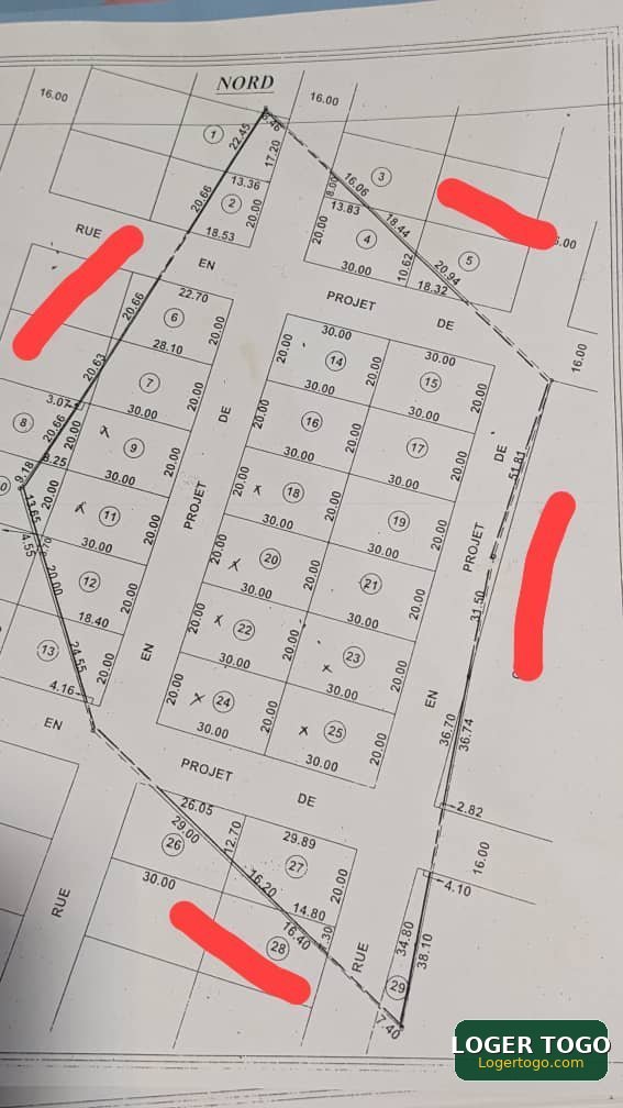 Des Lots à Vendre à Tsévié - Photo 1