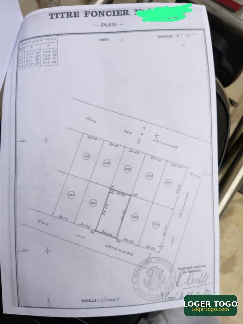 1 lot et 1/4 à vendre à Agbalépédo - Photo 1