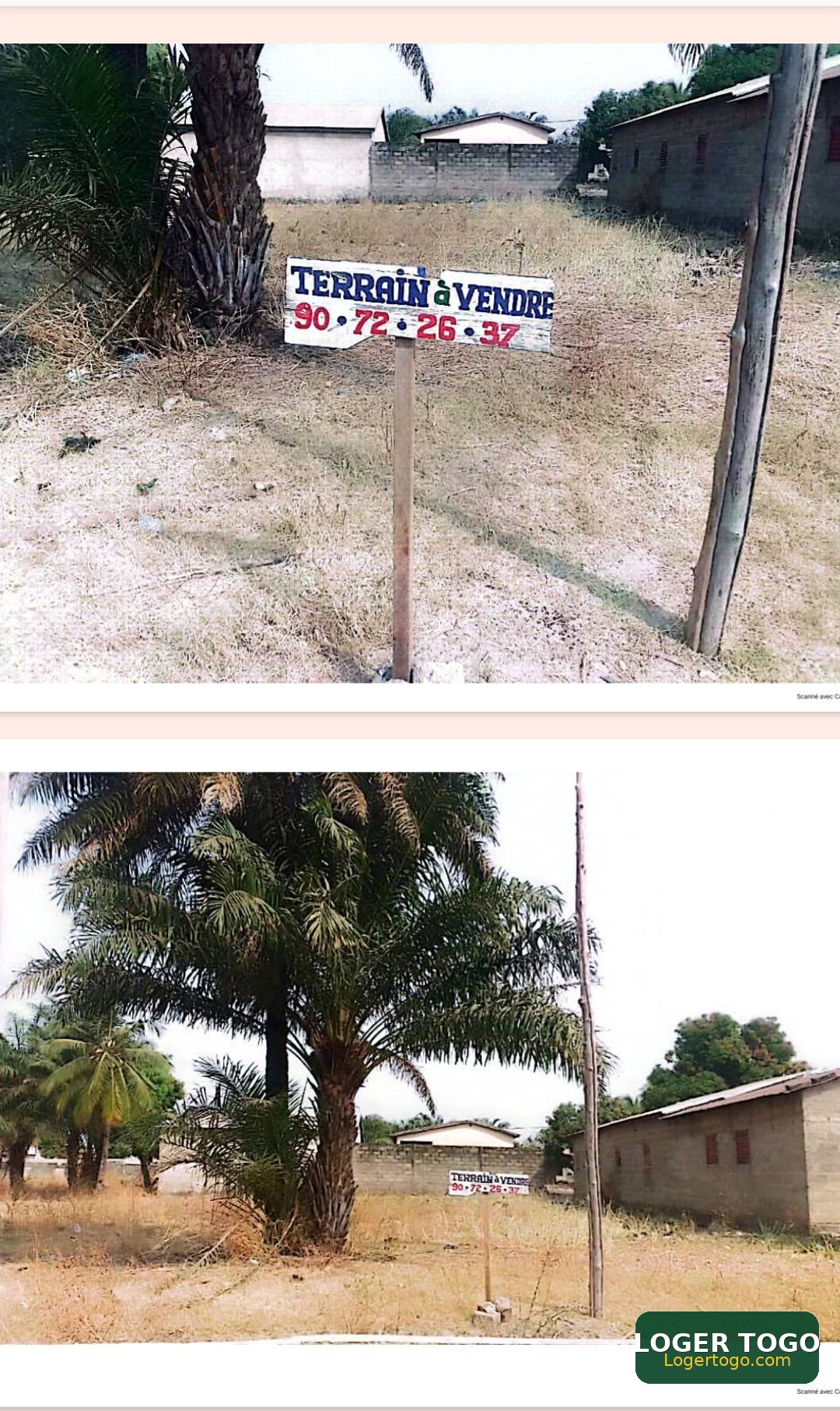 Terrain en vente à sokodé non loin de l'école Assomption des soeurs catholiques - Photo 1