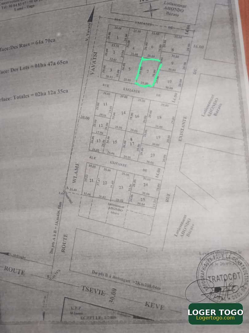 Terrain a Vendre Tsevie 1 Lot - Photo 1