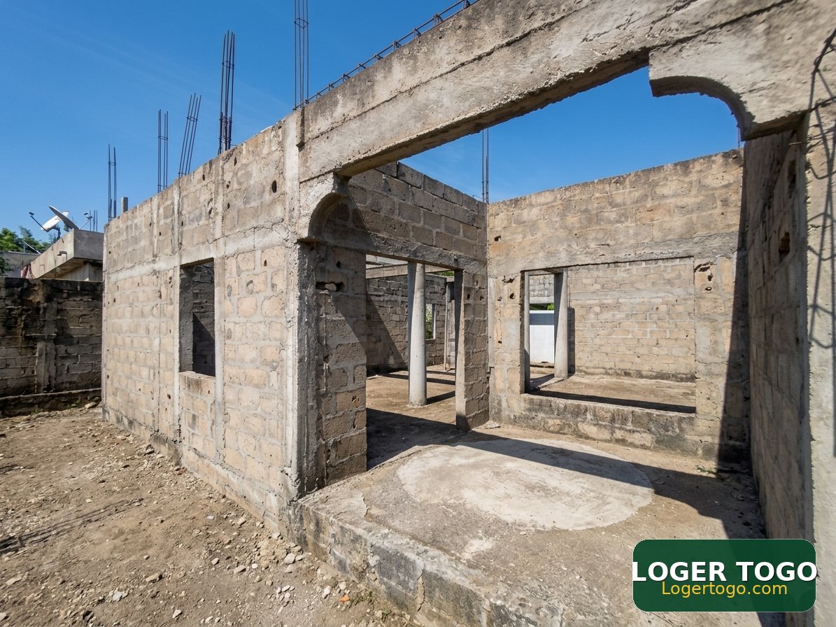 Opportunité immobilière à Clémé Agopkanou – R+2 à terminer - Photo 2