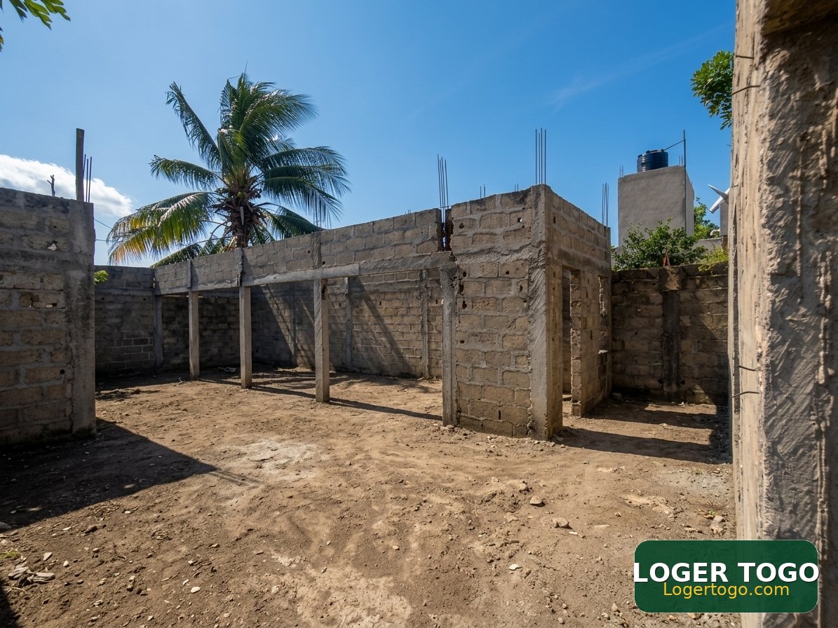 Opportunité immobilière à Clémé Agopkanou – R+2 à terminer - Photo 4