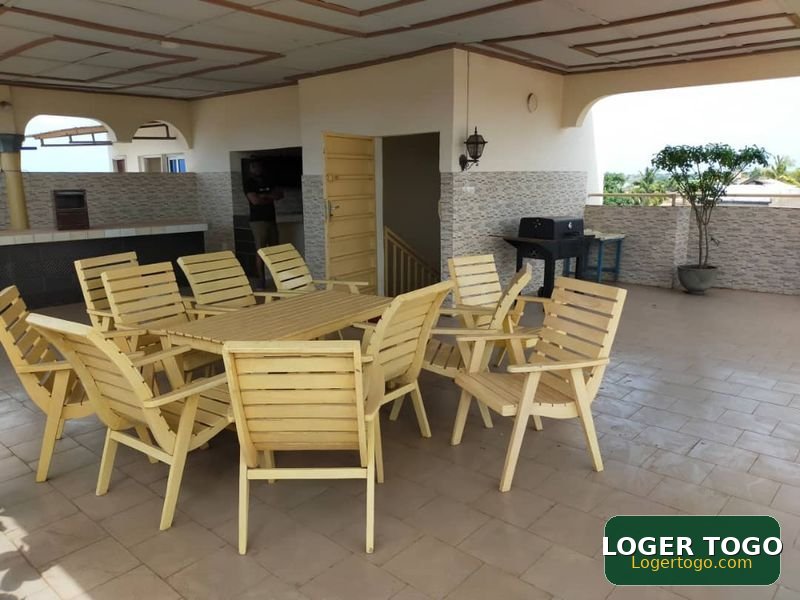 Bel appartement meublé, 3 chambres salon — Vers l’aéroport, direction Ebomaf