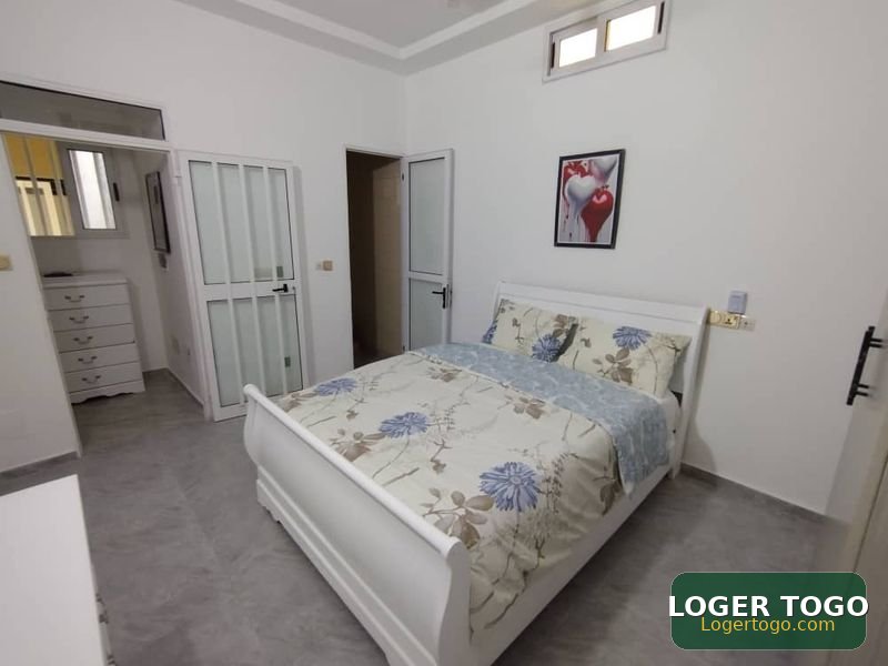 Appartement meublé scindé en cours unique à louer
