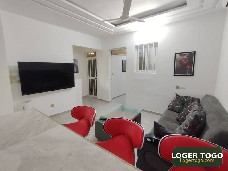 Appartement meublé scindé en cours unique à louer