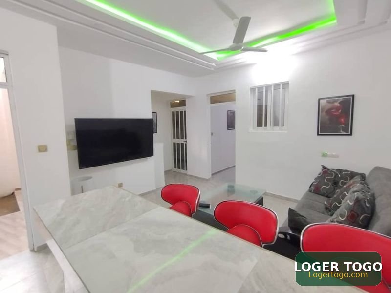 Appartement meublé scindé en cours unique à louer